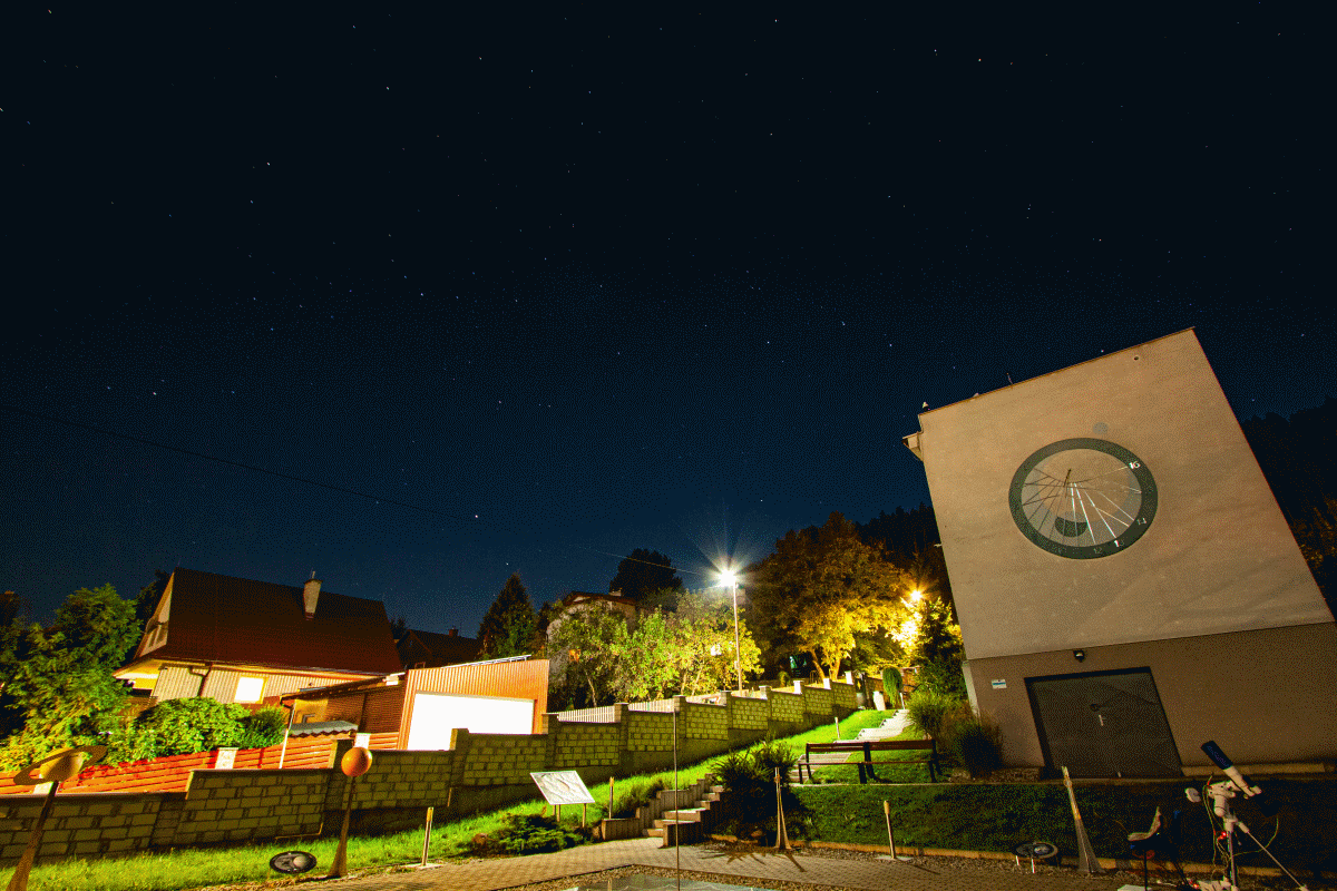 Prelet ISS z 26.09.2023. Autor: M. Urbanik, Krajská hvezdáreň v Žiline